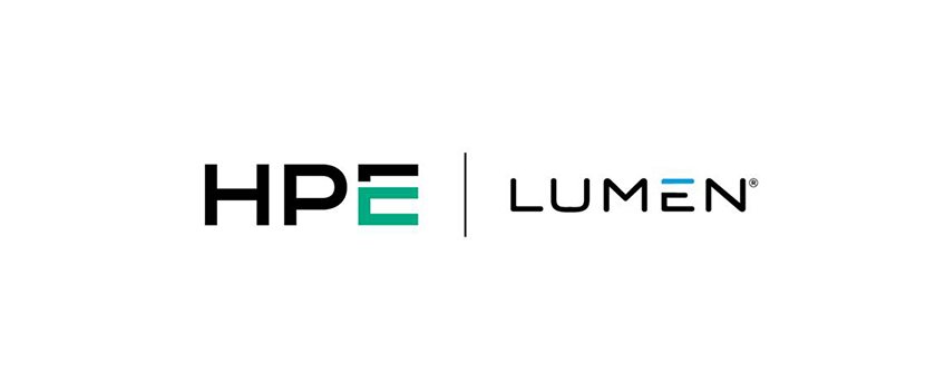 HPE and Lumen logos
