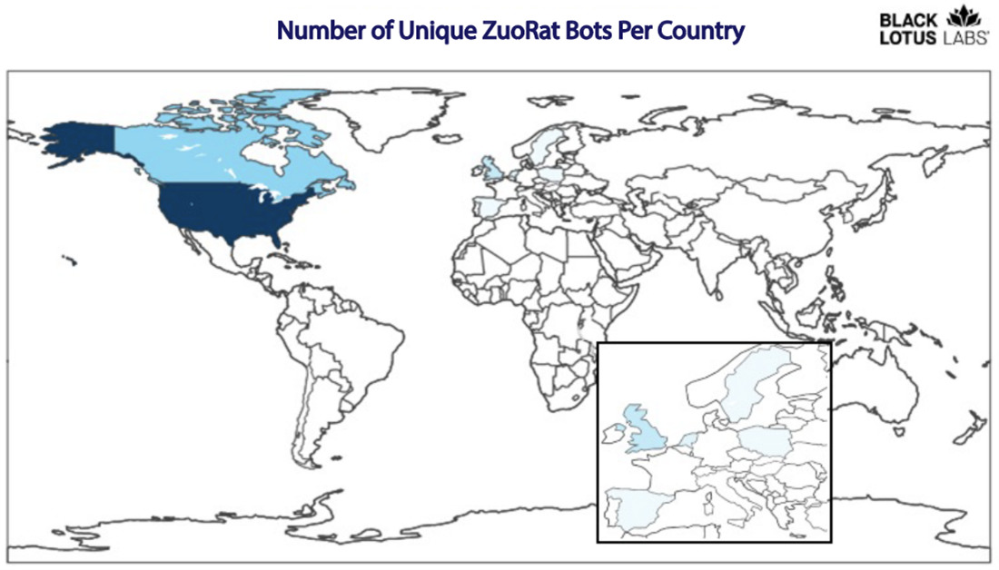 Heatmap of bots